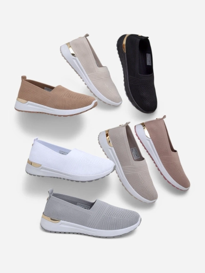 Royalfashion Жіночі текстильні черевики-сліпони Perfeti