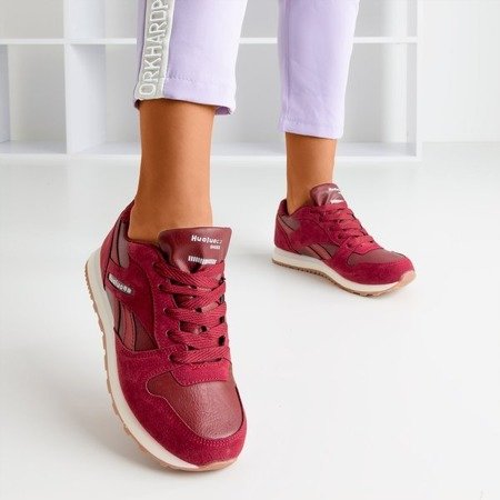 Бордовые женские спортивные туфли Hulione - Обувь