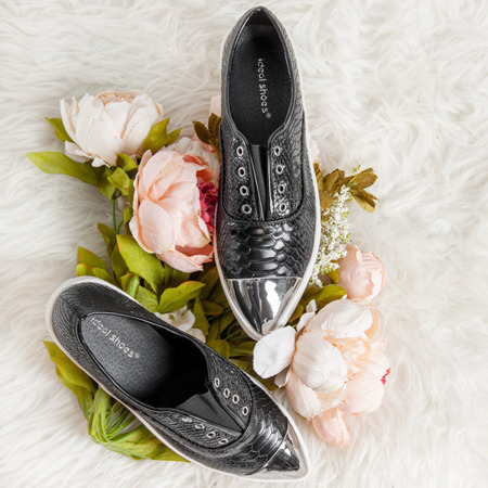 Черные кроссовки с металлическим носком Kelilah - Обувь