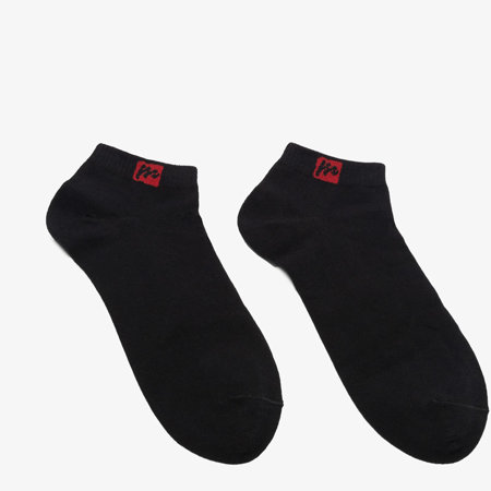Мужские черные носки до щиколотки - Нижнее белье