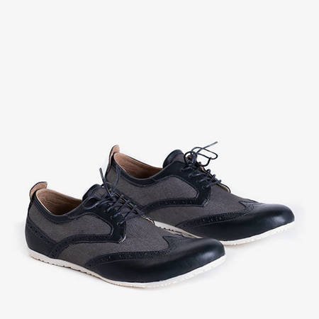 Полуботинки мужские черные Klando - Обувь