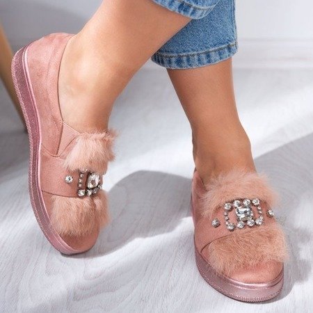 Розовые туфли с цирконом Vista - Обувь