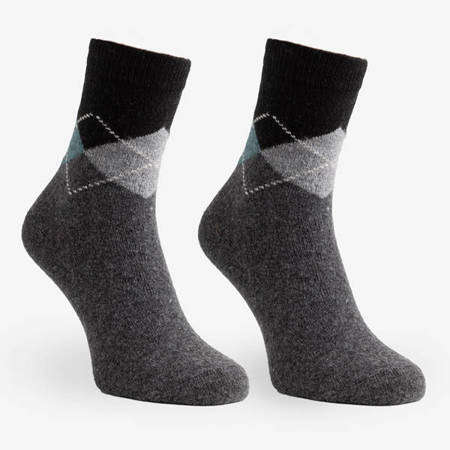 Темно-серые мужские носки до щиколотки - Socks