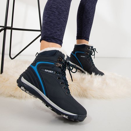 Женские походные ботинки темно-синего цвета Nister - Обувь