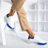 Бело-синие кроссовки на грубой подошве Judite - Обувь