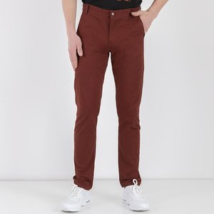 Бордовые мужские брюки - Одежда