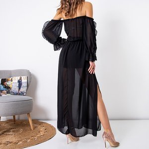 Черное женское платье