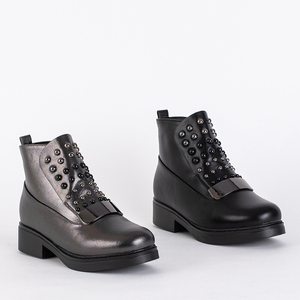 Черные ботинки для девочки Idiloso