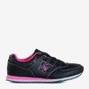 Черные кроссовки с розовыми вставками Mikus - Обувь
