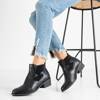 Черные женские ботинки на плоской подошве Licadia - Обувь