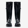Черные женские резиновые сапоги с бантом Ronay - Обувь