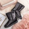 Черные зимние сапоги с пайетками Sweet Mermaid - Обувь