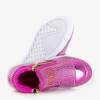Детские кроссовки розового цвета с утеплителем из фианита Collin - Обувь