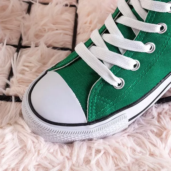 Детские высокие кроссовки OUTLET Green Викитория - Обувь