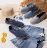 Эспадрильи из синей ткани a'la jeans Timsa - Обувь