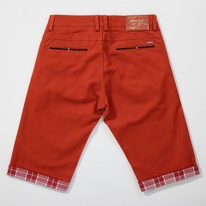 Красные мужские шорты