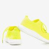 Неоново-желтые женские спортивные туфли Noven - Обувь