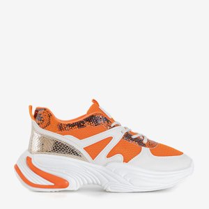 Оранжевые женские кроссовки Waks - Обувь