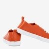 Оранжевые женские шнурованные мокасины Ewilia - Взуття