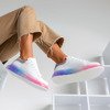 Разноцветные кроссовки с голографической вставкой Judite - Обувь