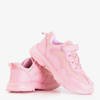 Розовая детская спортивная обувь на липучке Esiq - Обувь