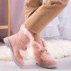 Розовые сапоги Wiscon на меху - Обувь