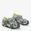 Серые камуфляжные сандалии для мальчиков Berti - Обувь