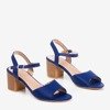 Темно-синие сандалии на высоком каблуке Loaha - Обувь