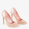 туфли-лодочки из розового золота с голографической отделкой Ibiza - Обувь