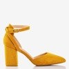 Желтые женские туфли на каблуках Party Time