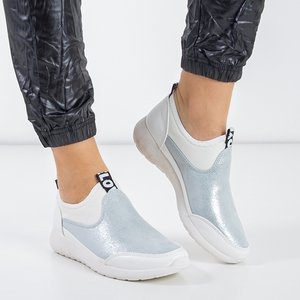 Женская спортивная обувь Jadena белого и серебристого цветов - Обувь