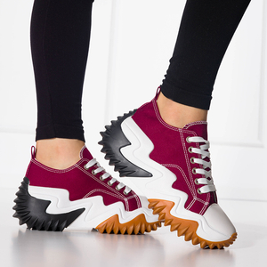 Женская спортивная обувь в бордовом цвете Wenova