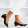 женские черные туфли-лодочки на плоской подошве Suranttes - Обувь