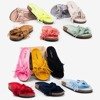Женские светло-розовые тапочки с бахромой Amassa - Обувь