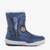 Зимние ботинки для мальчиков OUTLET, синие, Бенин - Обувь