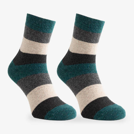 Чоловічі шкарпетки в зелену смужку 3 / упаковка - Шкарпетки