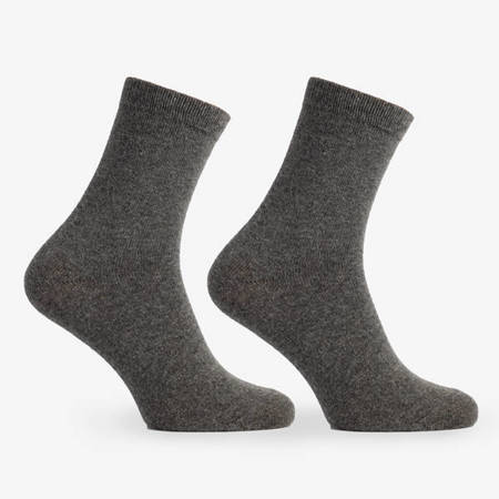 Чоловічі темно-сірі шкарпетки за щиколотку 3 / упаковка - Шкарпетки