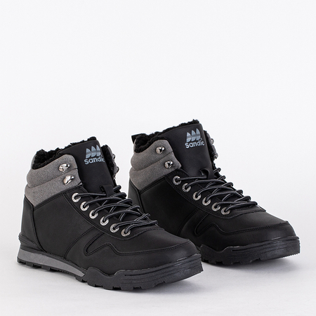 Чорні чоловічі черевики Tikon