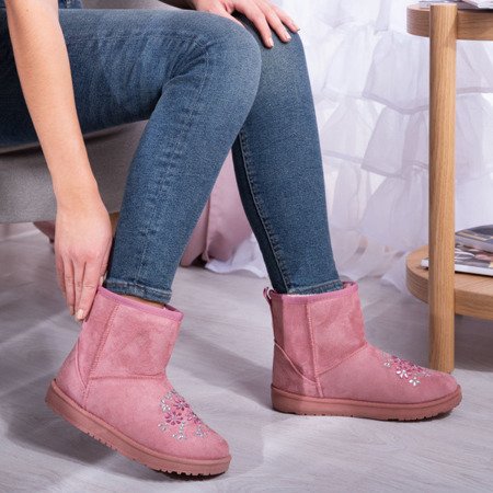 Рожеві снігові черевики Valia - Взуття
