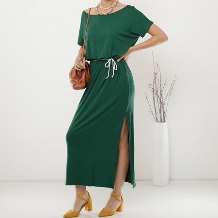 Зелена жіноча сукня