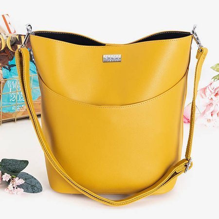 Жіноча сумочка середнього жовтого кольору - Сумочки