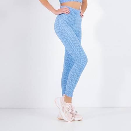 Жіночі сині спортивні легінси - Одяг