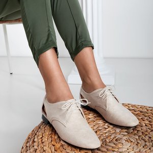 Бежеві жіночі туфлі з вирізами Fairy