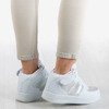 Біле - сріблясте спортивне взуття на платформі Tiny Dancer - Взуття 1