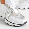 Білі жіночі кросівки на товстій підошві Esita - Взуття 1