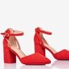 Червоні насоси на високій посаді Час вечірки - Взуття 1