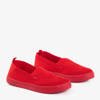 Червоний шлейф на кросівках Tanga - Взуття 1