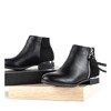 Чорні черевики Челсі на плоских підборах Помпі - Взуття