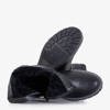 Чорні дитячі черевики з декоративними пряжками Erato - Взуття
