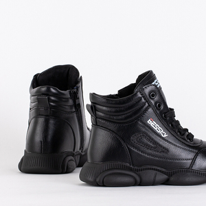 Чорні дитячі спортивні черевики Umisoko